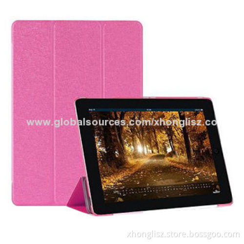 PU leather tablet case for iPad, various colors are available